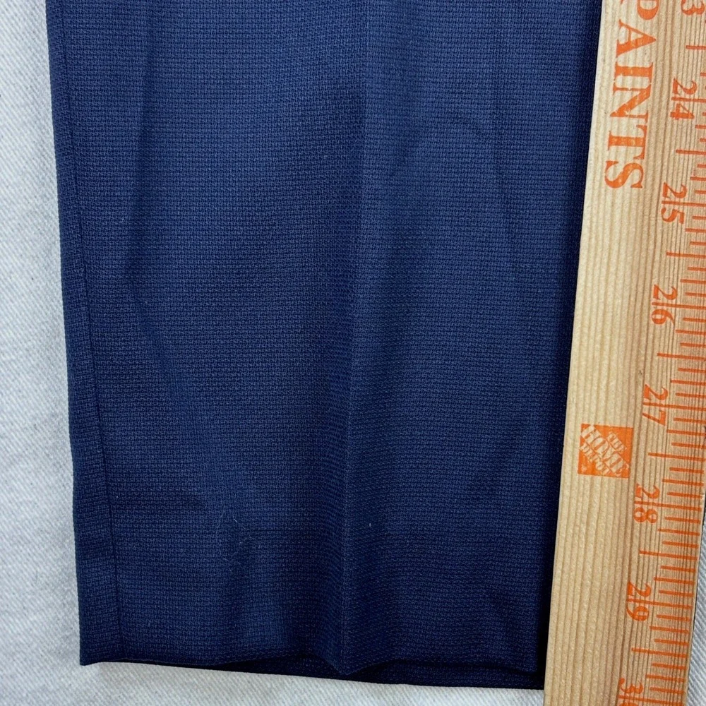 Zara Man Join Life Navy Blue Textured Dress Pants Trousers Mens Size 31 1564/345